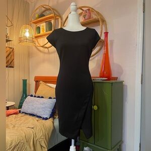 Bar III Black Asymmetrical Dress